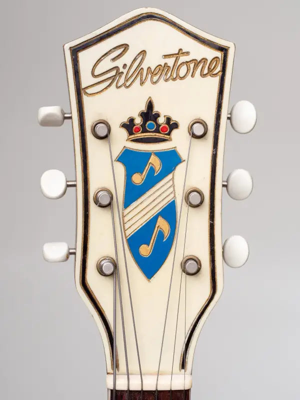 Silvertone Aristocrat 1950’s Guitar Headstock Decal Logo