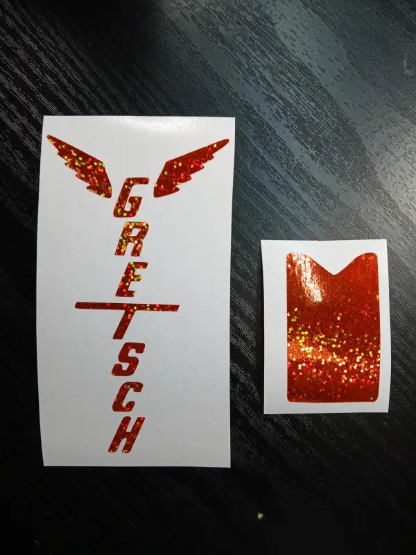 Gretsch Falcon Guitar Headstock Decal Logo Vinyl or Foil