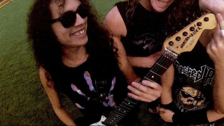 Kirk Hammett HAMPSTERCASTER THE EDNA Fernandes Guitar Headstock Decal Waterslide