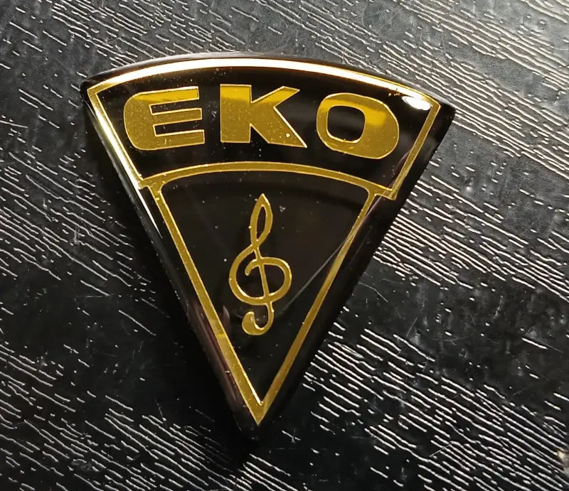 EKO Club , Florentine , Hollowbody Guitar Headstock Badge Acrylic Reproduction
