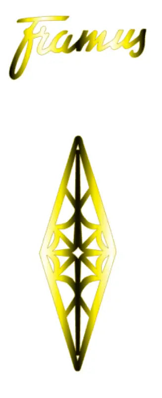 Framus 1966 5160 Guitar Headstock Decal Logo Gold Foil Peel And Stick