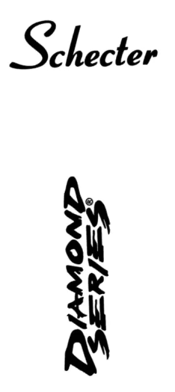 Schecter Diamond Series Vertical Guitar Headstock Decal Logo Waterslide or Foil. Thank you!