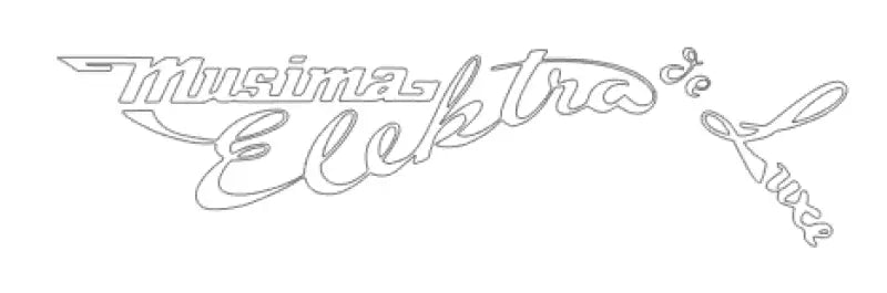Musima Elektra De Luxe Guitar Headstock Decal Logo Waterslide, Vinyl or Foil