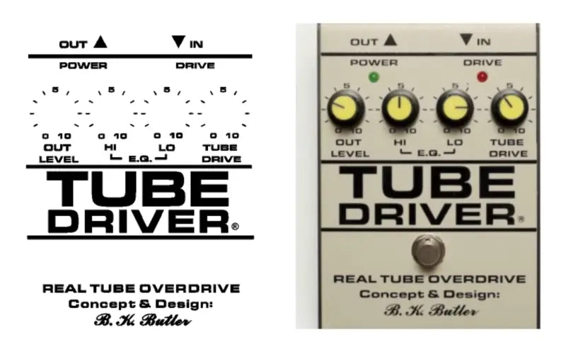 BK Butler Tube Driver 4 Knob Guitar Effects Pedal