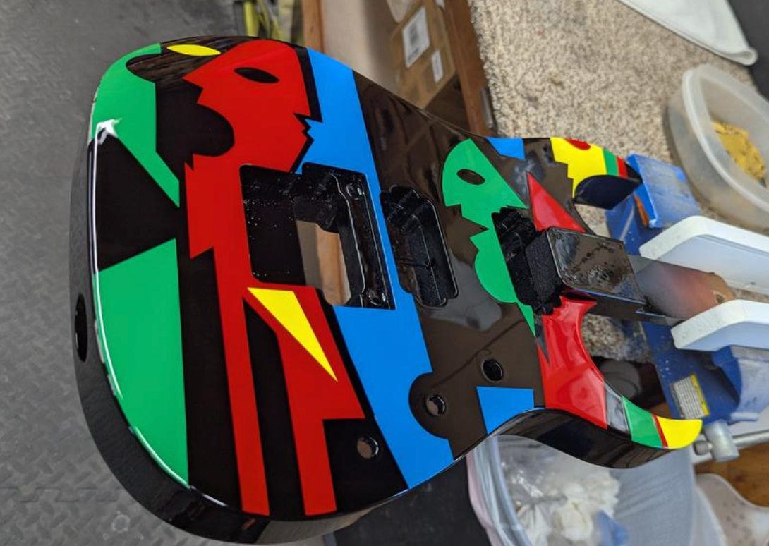 Ibanez JPM 1 1000 John Petrucci Picasso Guitar Body Graphic Decal Set Vinyl Peel & Stick Also for Universe and Jem 7 Strings