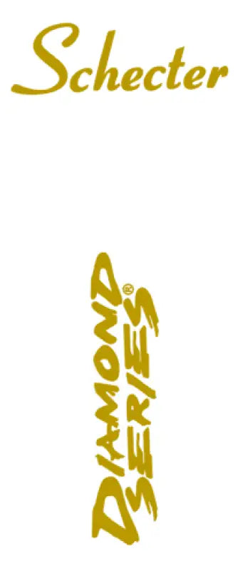 Schecter Diamond Series Vertical Guitar Headstock Decal Logo Waterslide or Foil. Thank you!