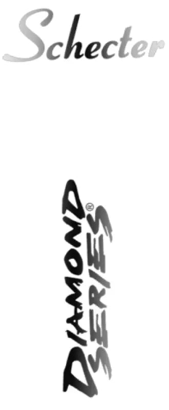 Schecter Diamond Series Vertical Guitar Headstock Decal Logo Waterslide or Foil. Thank you!