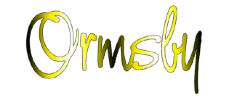 Ormsby Guitar Headstock Decal Logo