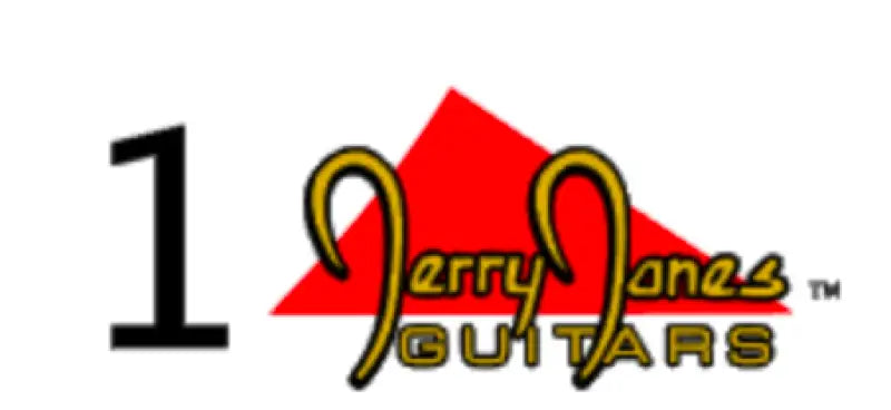 Jerry Jones Guitar Headstock Decal Logo Waterslide