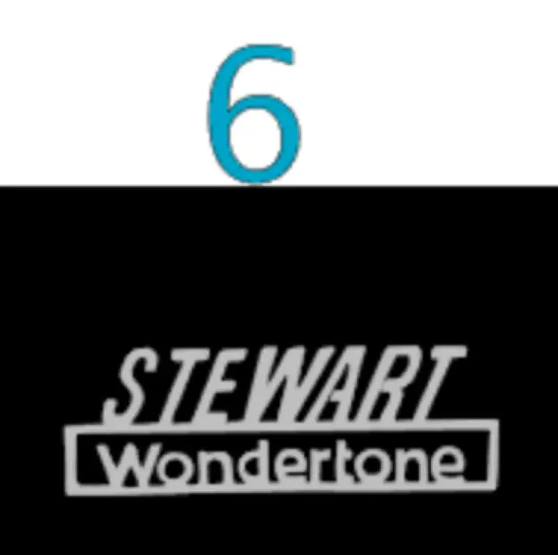 S.S. Stewart By Harmony Guitar Headstock Decal Logo Wondertone, Orophonic, 9010, Arch Top