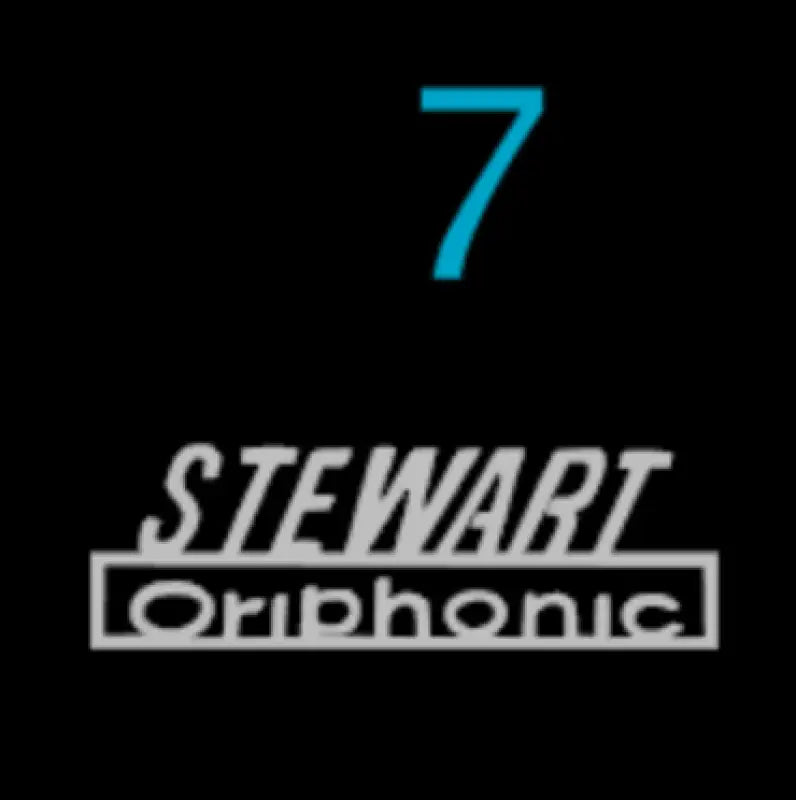S.S. Stewart By Harmony Guitar Headstock Decal Logo Wondertone, Orophonic, 9010, Arch Top