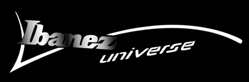 Ibanez UNIVERSE Repro Headstock Decal Logo Waterslide Vinyl