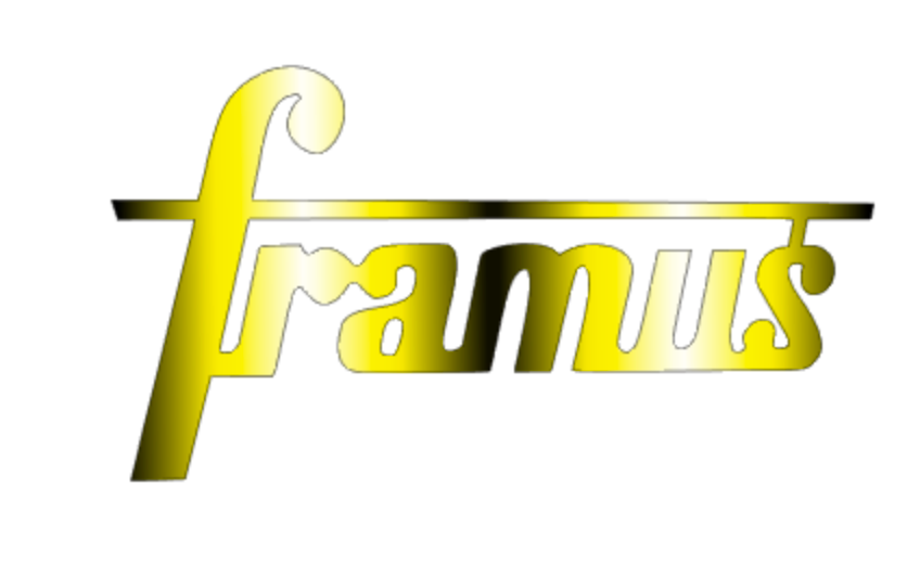 Framus Guitar Headstock Decal Logo Texan Peel And Stick Vinyl or Foil