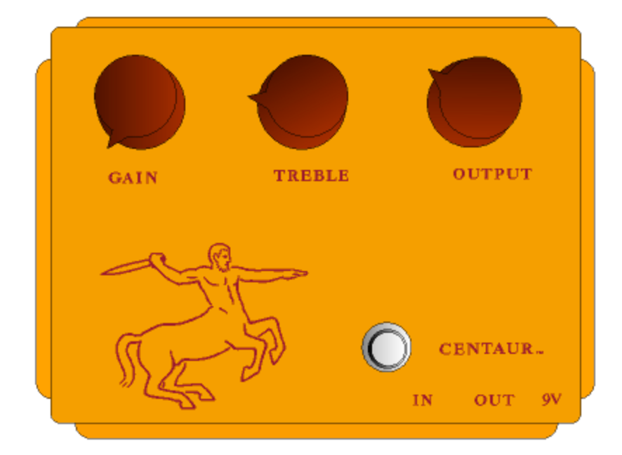 Klon Centaur Horsie and Non Horsie Long And Short Tail Guitar Effects Pedal Repro Restoration Decal