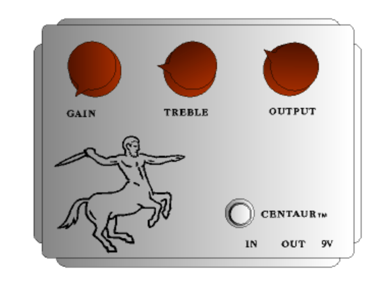 Klon Centaur Horsie and Non Horsie Long And Short Tail Guitar Effects Pedal Repro Restoration Decal