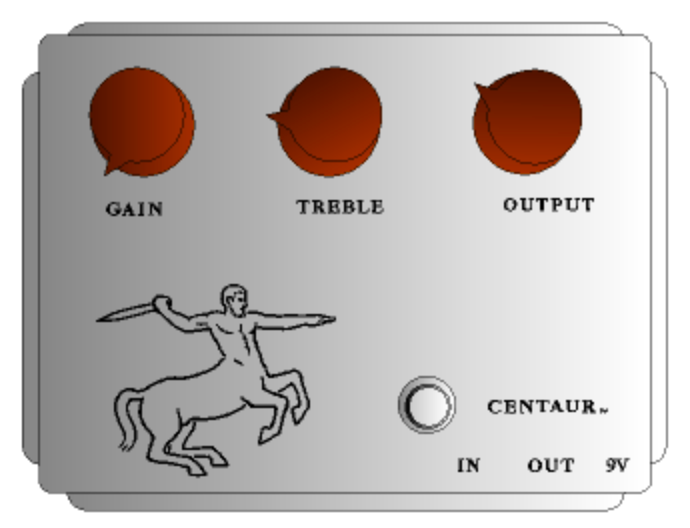 Klon Centaur Horsie and Non Horsie Long And Short Tail Guitar Effects Pedal Repro Restoration Decal