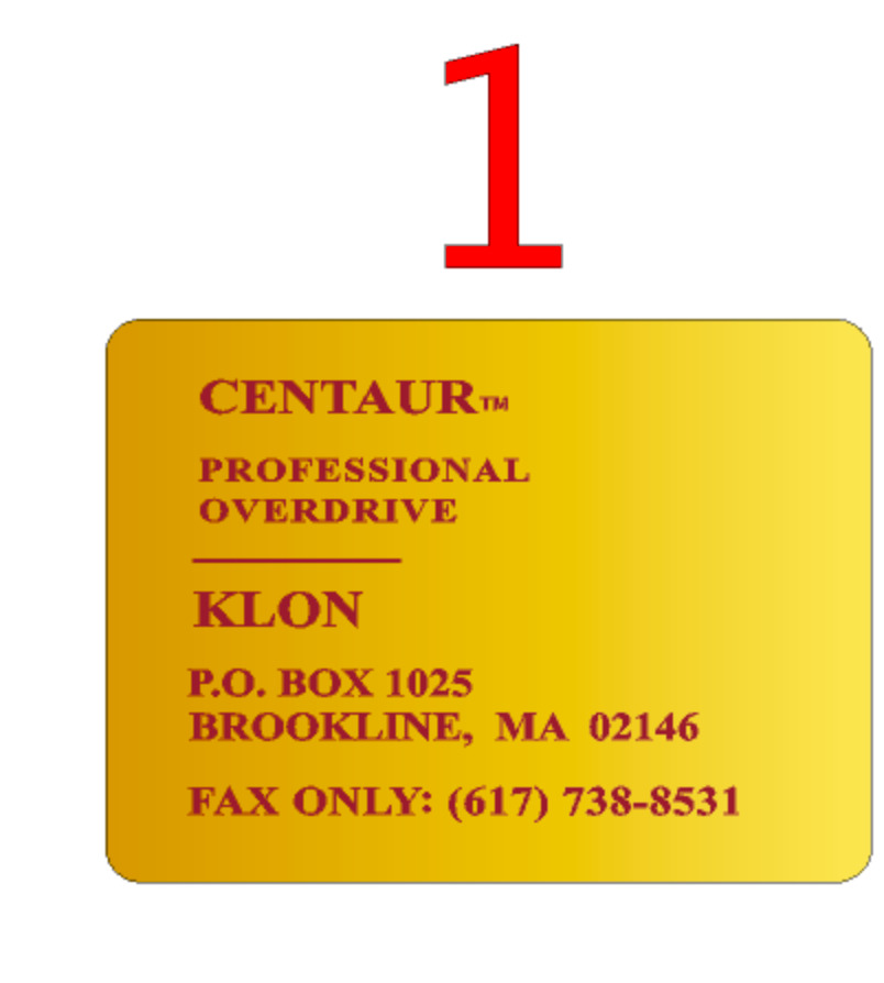 Klon Centaur Horsie and Non Horsie Long And Short Tail Guitar Effects Pedal Repro Restoration Decals Top and Bottom