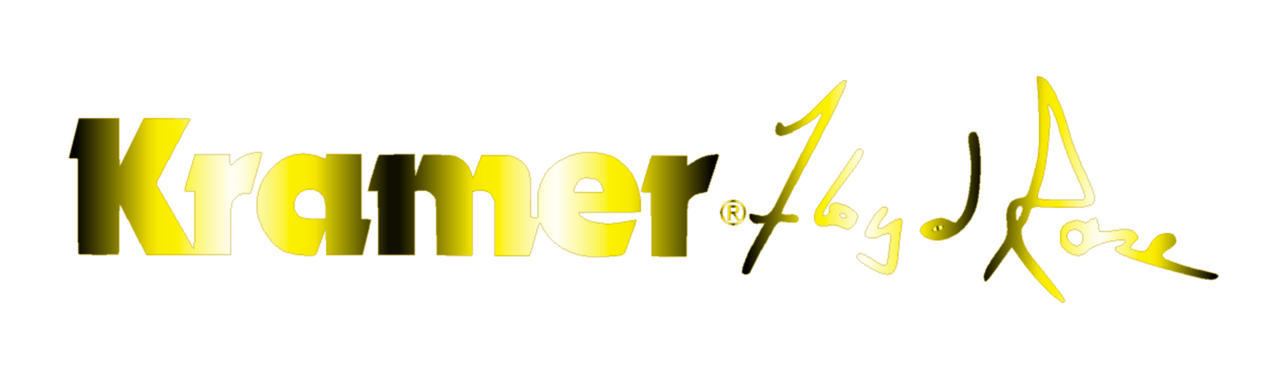 Kramer EVH 5150, Pacer, Voyager, Vanguard, Floyd Rose, Striker or Elliot Easton Guitar Headstock Decal Logo Waterslide