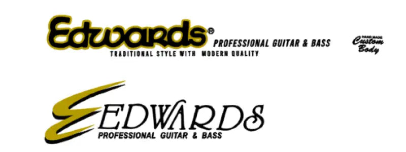 Edwards By ESP Guitar Headstock Decal Logo Waterslide. For Strat or Tele