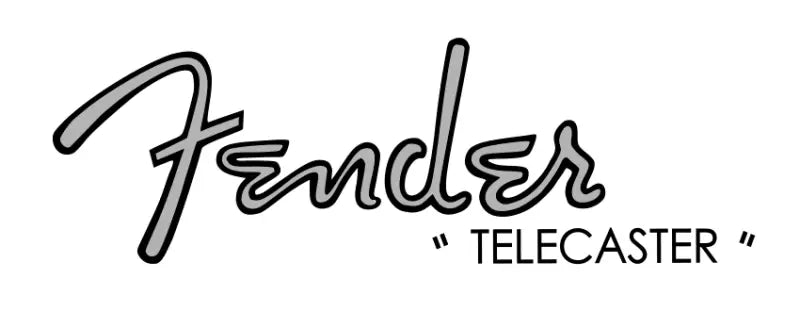 Fender Telecaster 50’s and 60’s Guitar Headstock Decal Logo