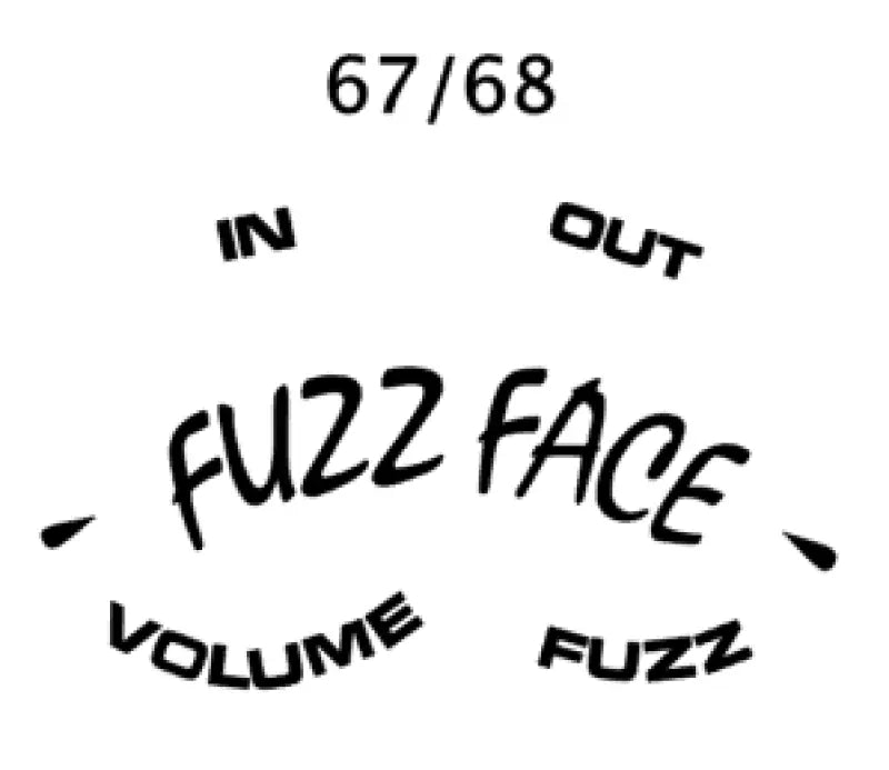 Fuzz Face Restoration Package 10 FF Decals And 10 Smiles Any Year Or Color Waterslide or Vinyl Peel & Stick