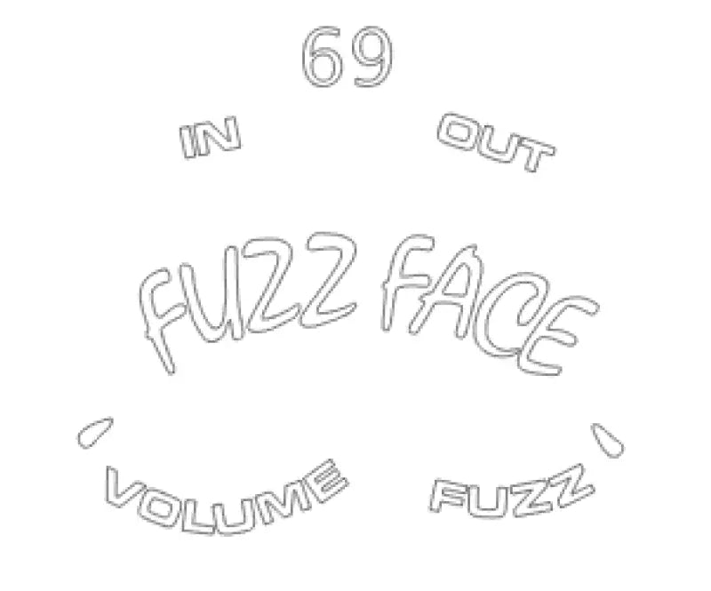 Fuzz Face Restoration Package 10 FF Decals And 10 Smiles Any Year Or Color Waterslide or Vinyl Peel & Stick