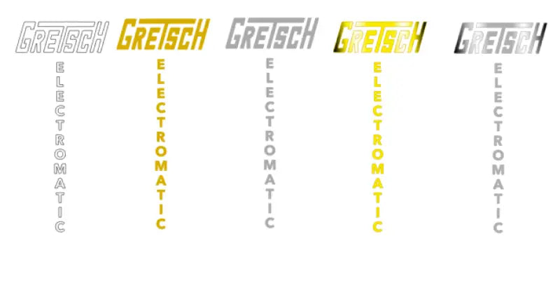 Gretsch electromatic headstock decal logo