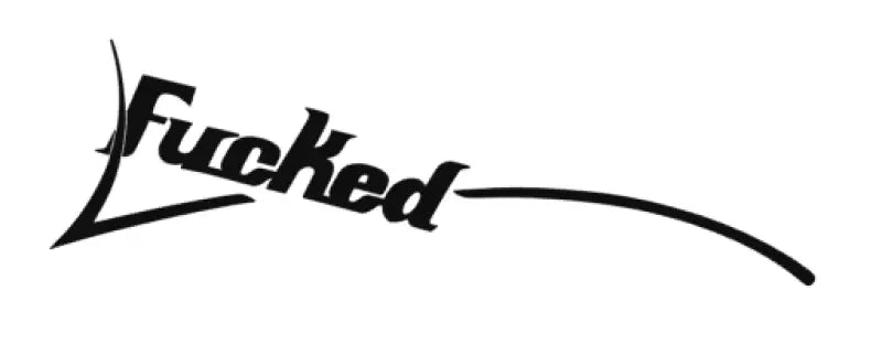 Ibanez Parody Funny Fuckoff Fucked Guitar Headstock Decal Logo
