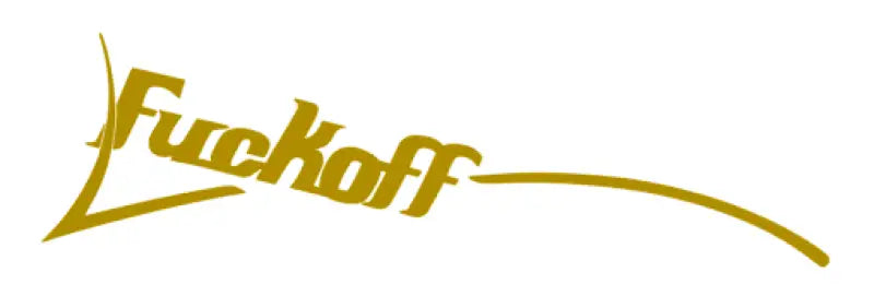 Ibanez Parody Funny Fuckoff Fucked Guitar Headstock Decal Logo