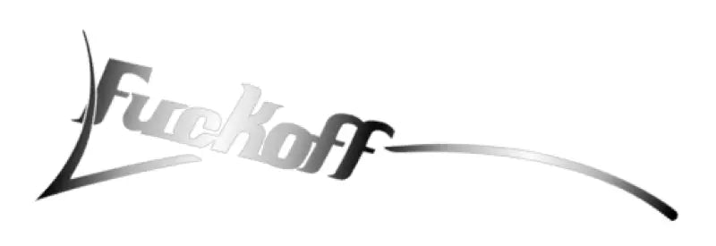 Ibanez Parody Funny Fuckoff Fucked Guitar Headstock Decal Logo