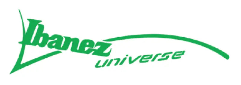 Ibanez UNIVERSE Repro Headstock Decal Logo Waterslide Vinyl or Foil Peel & Stick