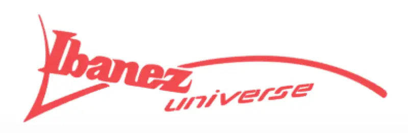 Ibanez UNIVERSE Repro Headstock Decal Logo Waterslide Vinyl or Foil Peel & Stick