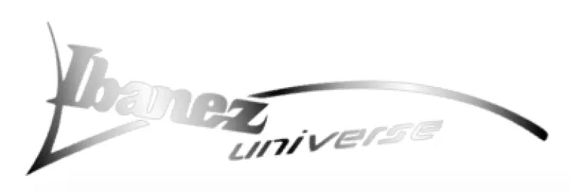 Ibanez UNIVERSE Repro Headstock Decal Logo Waterslide Vinyl or Foil Peel & Stick