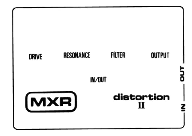 MXR Guitar Distortion + Plus Distortion II or Envelope