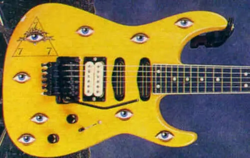 Steve Vai Jackson Soloist Eye Ball Guitar Graphic