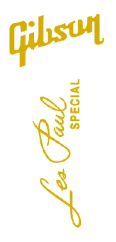 Gibson Les Paul Model Junior Special TV Model Guitar Headstock Decal Logo Vinyl or Foil - Guitar-Restore