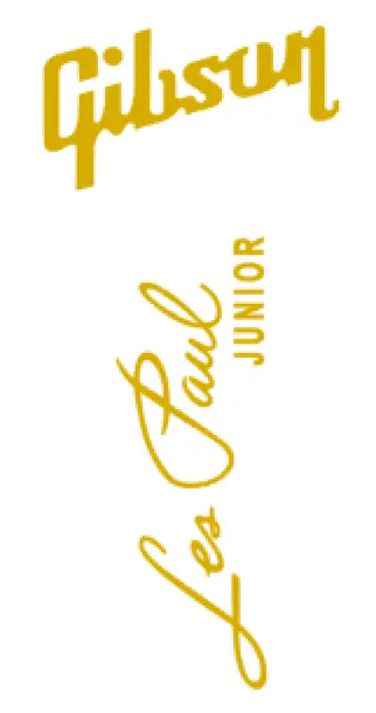 Gibson Les Paul Model Junior Special TV Model Guitar Headstock Decal Logo Vinyl or Foil - Guitar-Restore