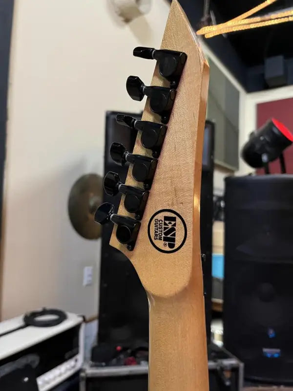 ESP CUSTOM & STANDARD SERIES guitar rear Headstock Decal