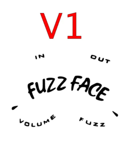 1966 Fuzzface Reproduction Pedal Decal Waterslide or Vinyl