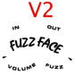 1966 Fuzzface Reproduction Pedal Decal Waterslide or Vinyl