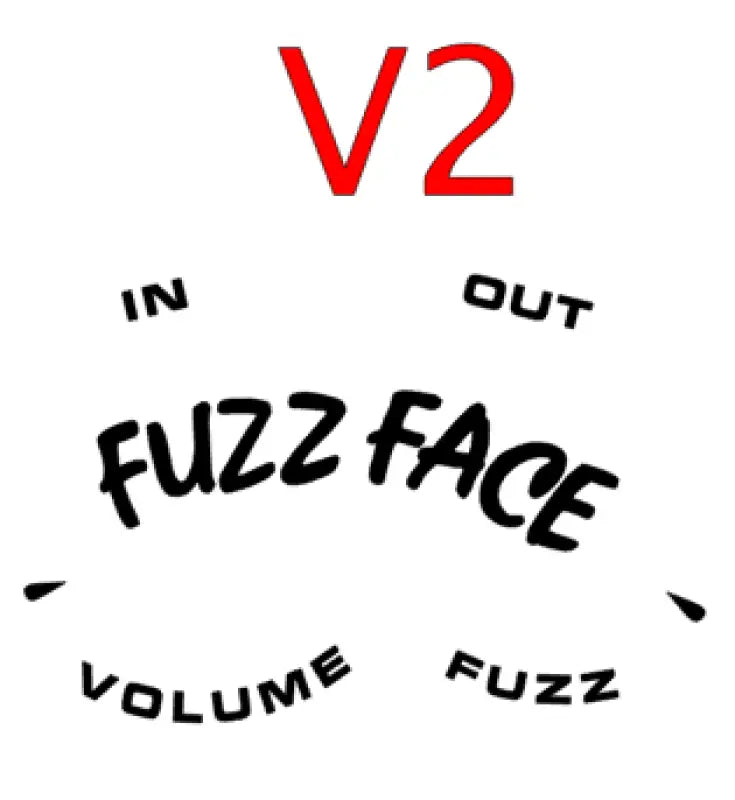 1966 Fuzzface Reproduction Pedal Decal Waterslide or Vinyl