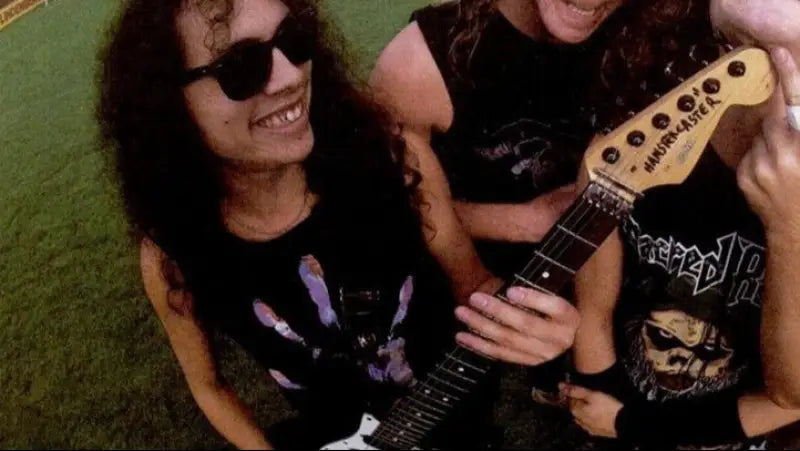 Kirk Hammett HAMPSTERCASTER THE EDNA Fernandes Guitar Headstock Decal Waterslide
