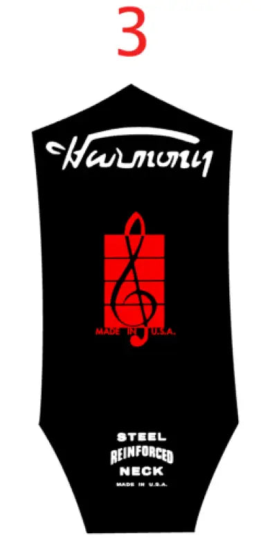 50's Harmony H215 , H1213 Guitar Headstock Decal Logo Vinyl