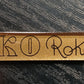 EKO Rokes Guitar or Bass Headstock Badge Acrylic