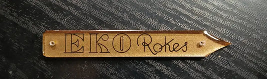 EKO Rokes Guitar or Bass Headstock Badge Acrylic