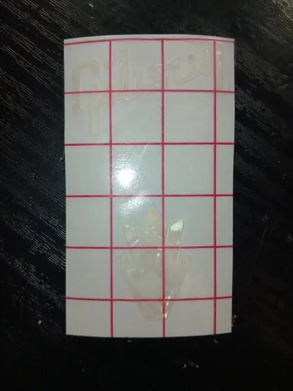 Gibson Les Paul or SG Custom Mother Of Pearl MOP Headstock Decal Peel and Stick