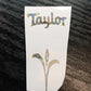 Taylor Guitar Headstock Decal Logo Abalone Vinyl Peel & Stick