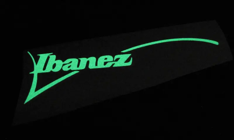 Ibanez Glow In The Dark Headstock Decal Logo