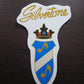 Silvertone Aristocrat Guitar Headstock Decal Logo