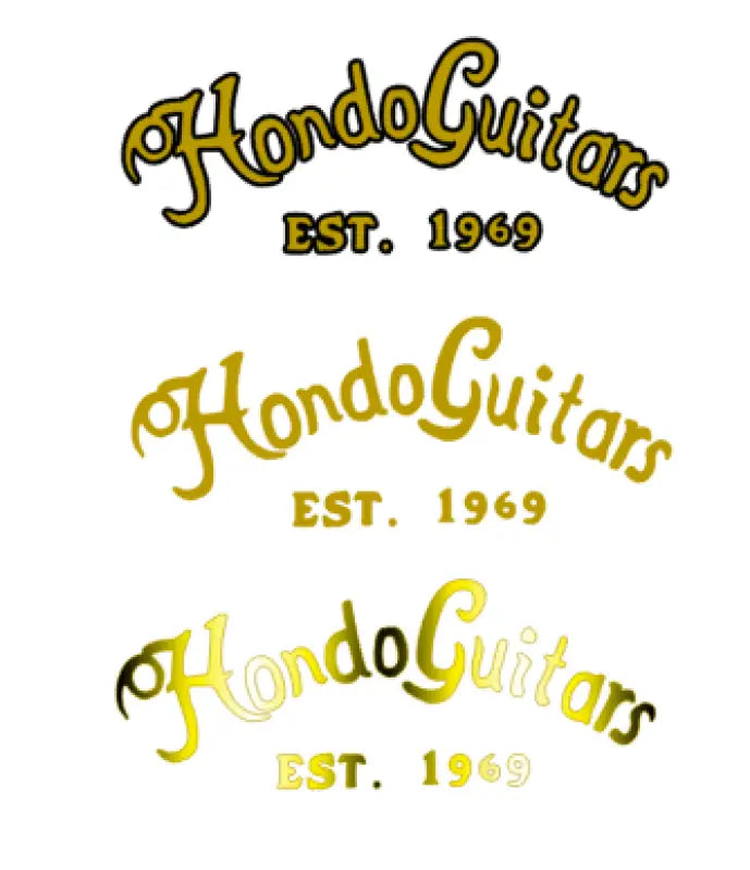 Hondo Martin Acoustic Lawsuit Era Headstock Decal Logo Waterslide, Vinyl or Foil